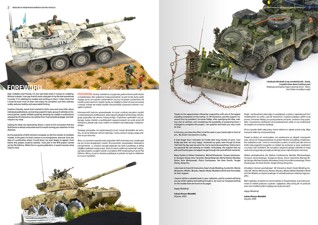 Modeling Modern Armored Fighting 8x8 Vehicles - Bilingual EN-PL