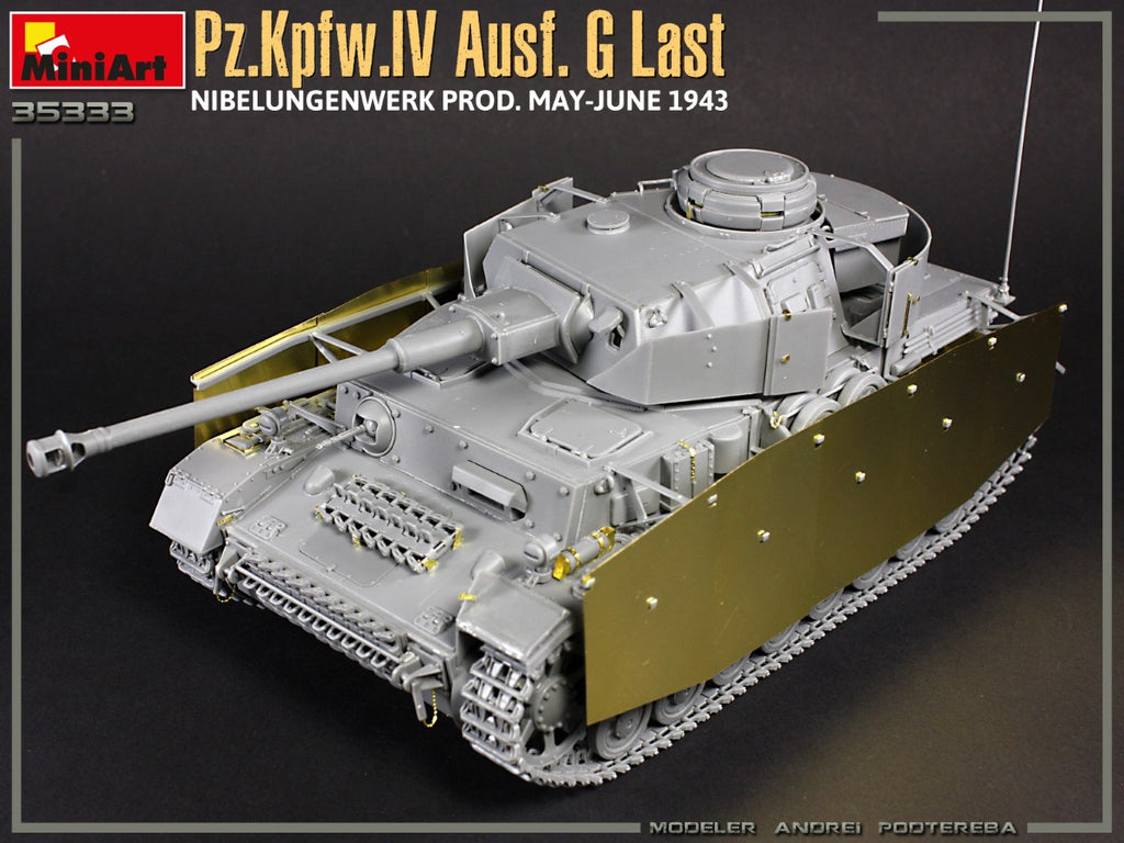 1/35 Pz.Kpfw.IV Ausf. G-Last/H-Early Nibelungenw. 2in1 Interior Kit