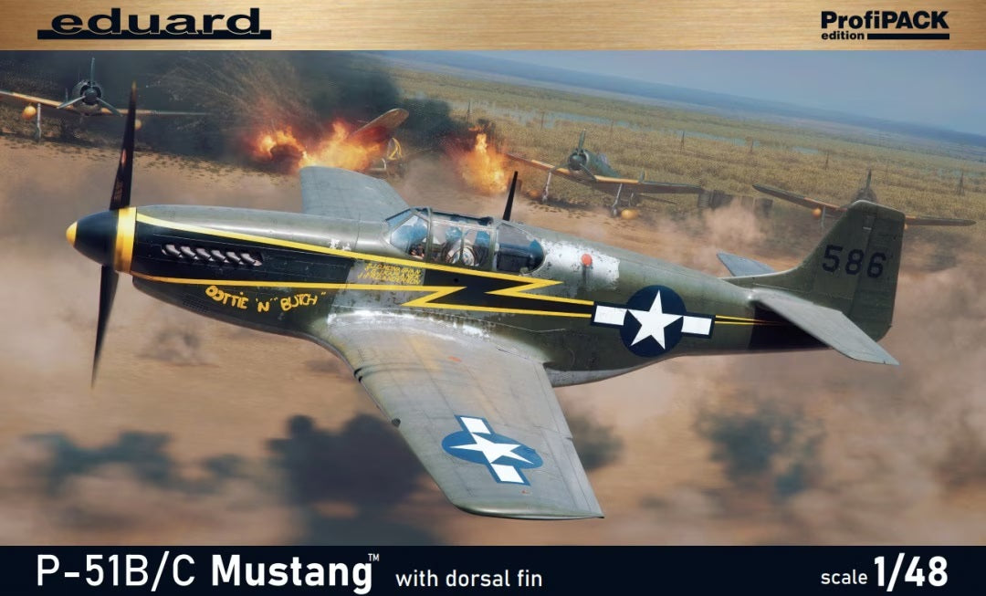 1/48 P-51B/C Mustang with Dorsal Fin [Profipack Edition]