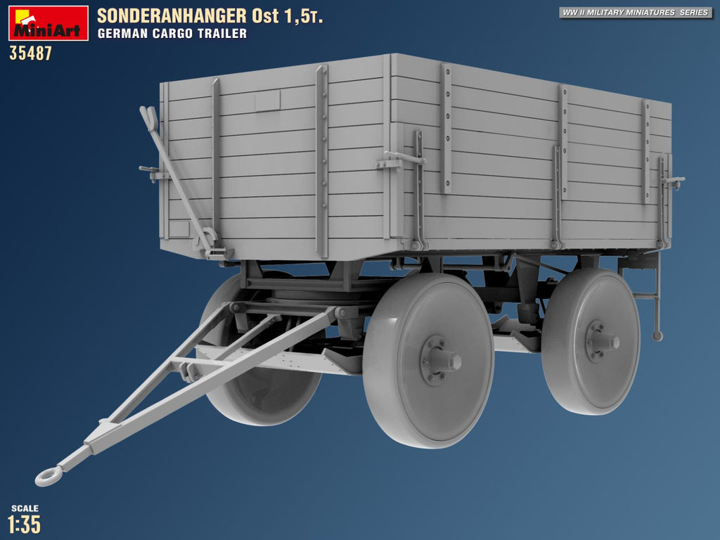 1/35 Sonderanhanger Ost 1,5t. German Cargo Trailer