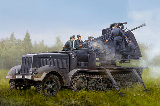 1/35 German 5cm FLAK 41auf Selbstfahrlafette(Sd.Kfz.7/2)
