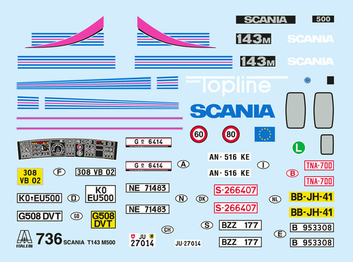 1/24 Scania T 143M 500 Topline