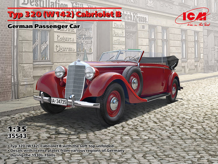 1/35 Typ 320 W142Cabriolet B German Passenger Car