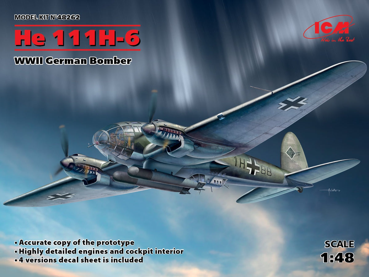 1/48 He 111H-6 WWII German Bomber