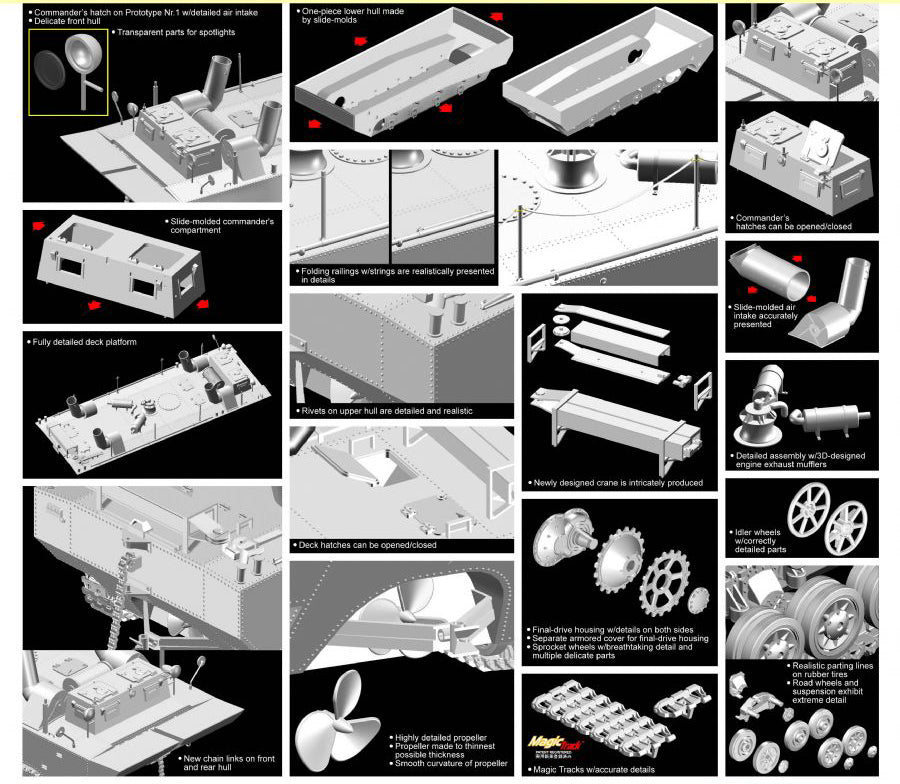 1/35 PANZERFAHRE GEPANZERTE LANDWASSERSCHLEPPER PROTOTYPE NR.1 (SMART KIT)