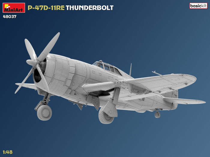 1/48 P-47D-11RE Thunderbolt. Basic Kit