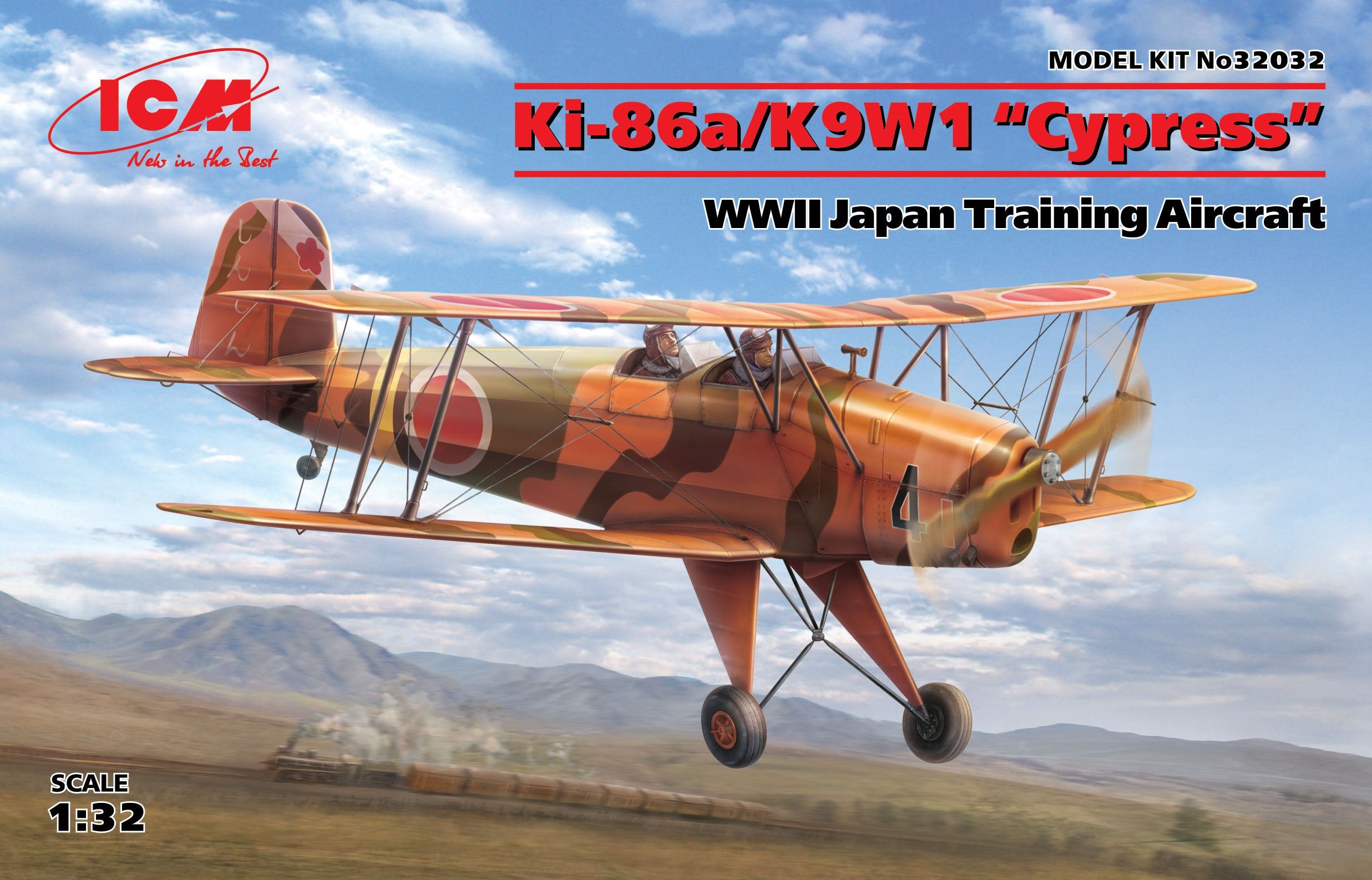 1/32 Ki-86a/K9W1 "Cypress", WWII Japan Training Aircraft