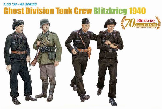 1/35 Ghost Division Tank Crew (Blitzkrieg 1940)