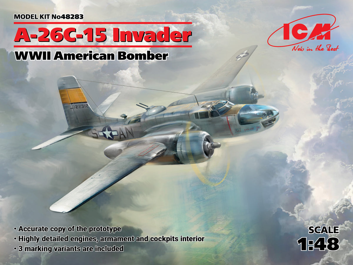 1/48 A-26C-15 Invader WWII American Bomber