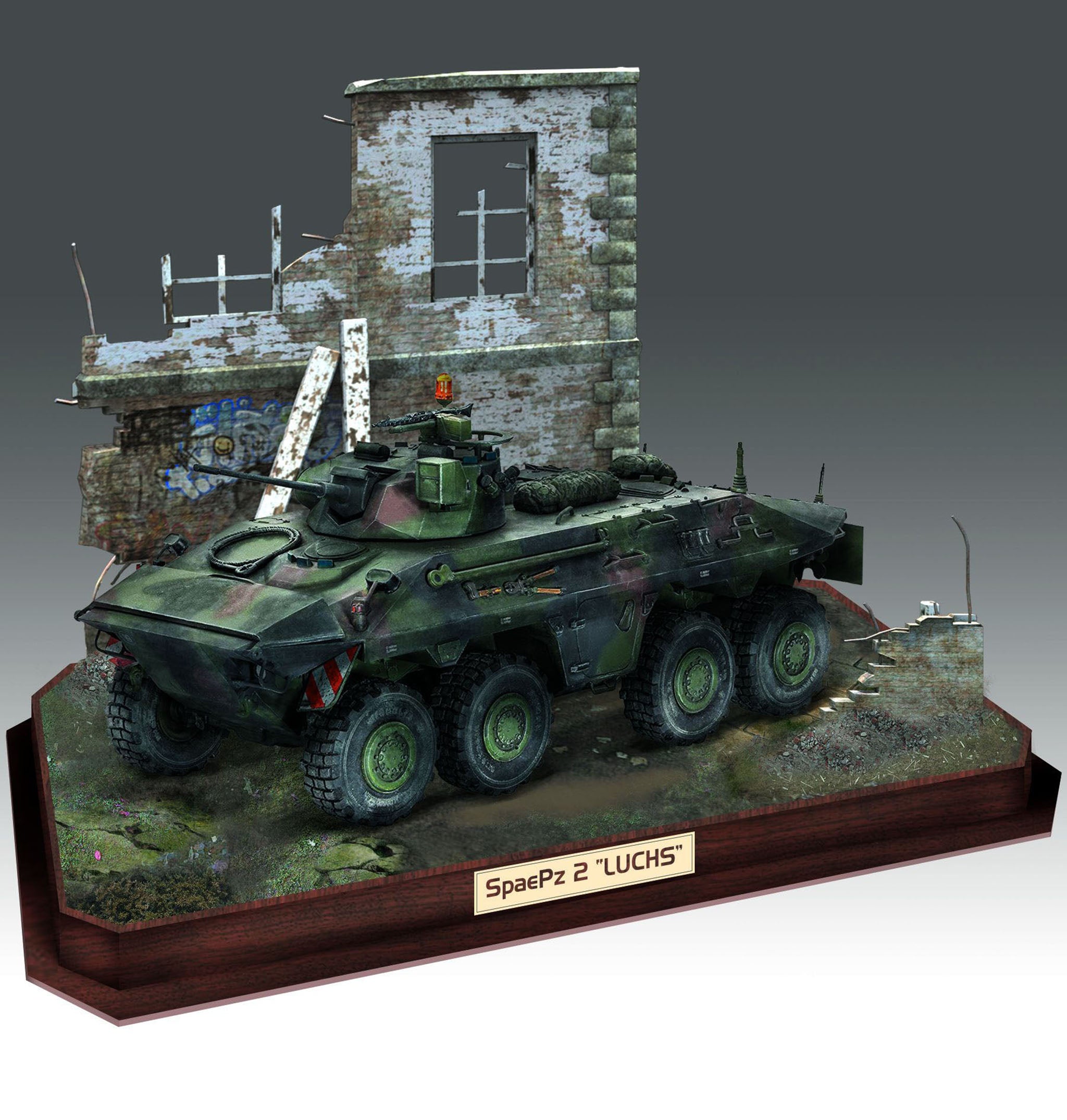 1/35 SpPz 2 Luchs con 3D Puzzle Diorama