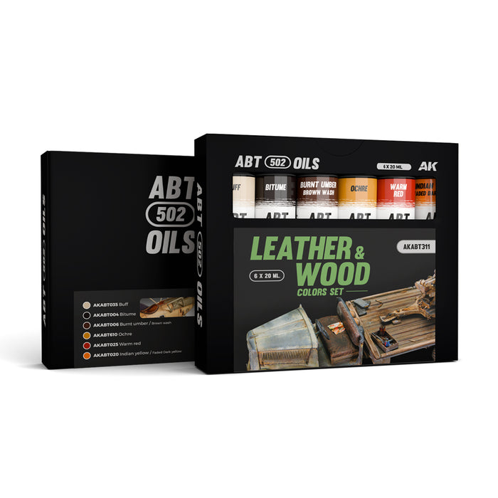 Leather and Wood Colors Set