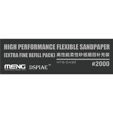 High Performance Flexible Sandpaper Extra Fine Refill Pack 2000