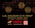 1/35 U.S. Cougar 6x6 MRAP Vehicle Wheel Set