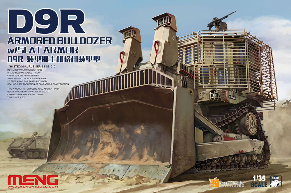 1/35 D9R Armored Bulldozer with Slat Armor