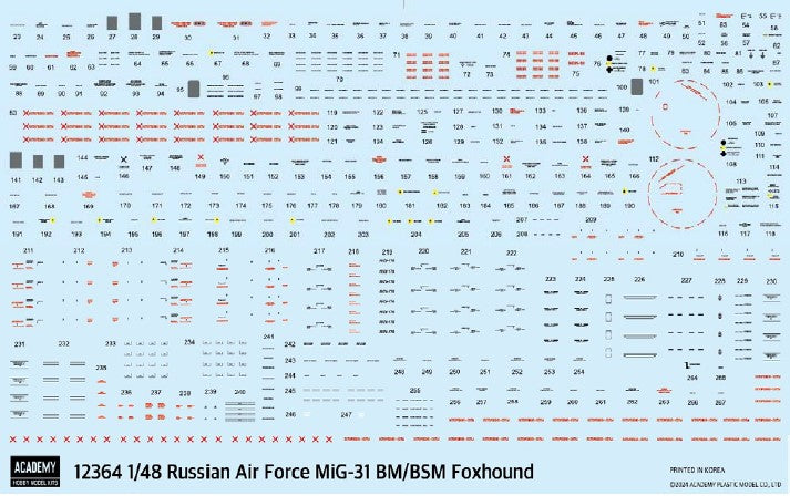 1/48 Russian Air Force MiG-31 BM/BSM Foxhound