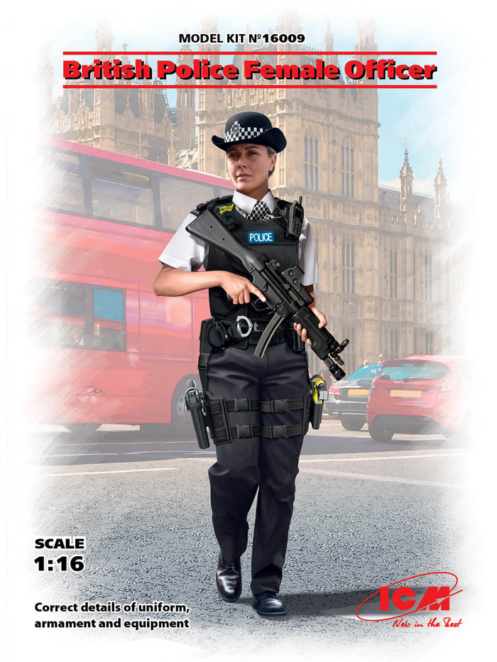 1/16 British Police Female Officer