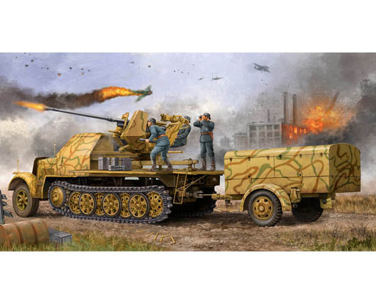 1/35 German 3,7cm Flak 37 auf Selbstfahrlafette Sd.Kfz. 7/2 late version
