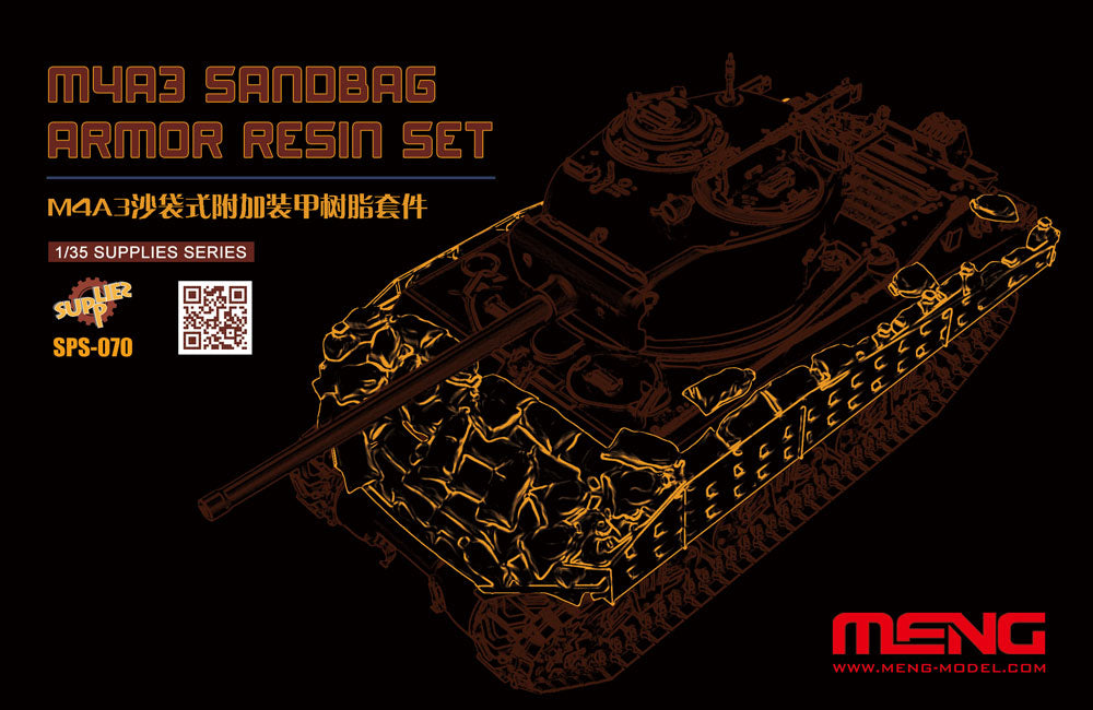1/35 M4A3 Sandbag Armor Resin Set