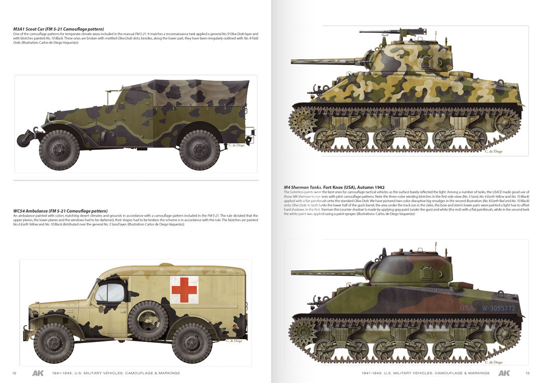 1941-1945 American Military Vehicles - English