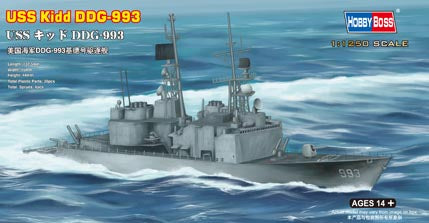 1/1250 Uss Kidd DDG-993