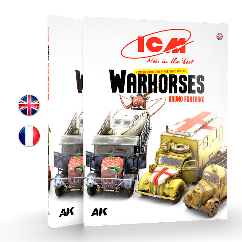 ICM: How to Paint & Weather WW2 Trucks Warhorses - Spanish
