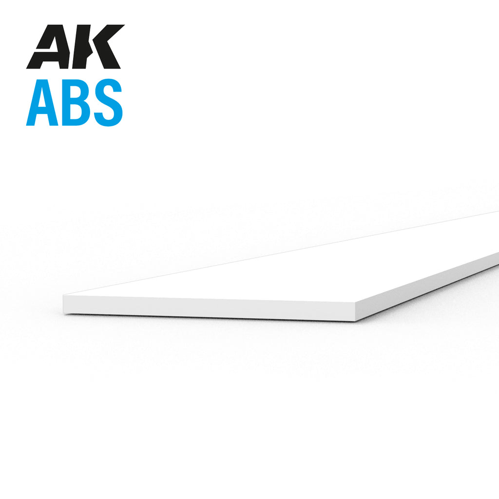 Strips 0.25 x 5.00 x 350mm - ABS STRIP