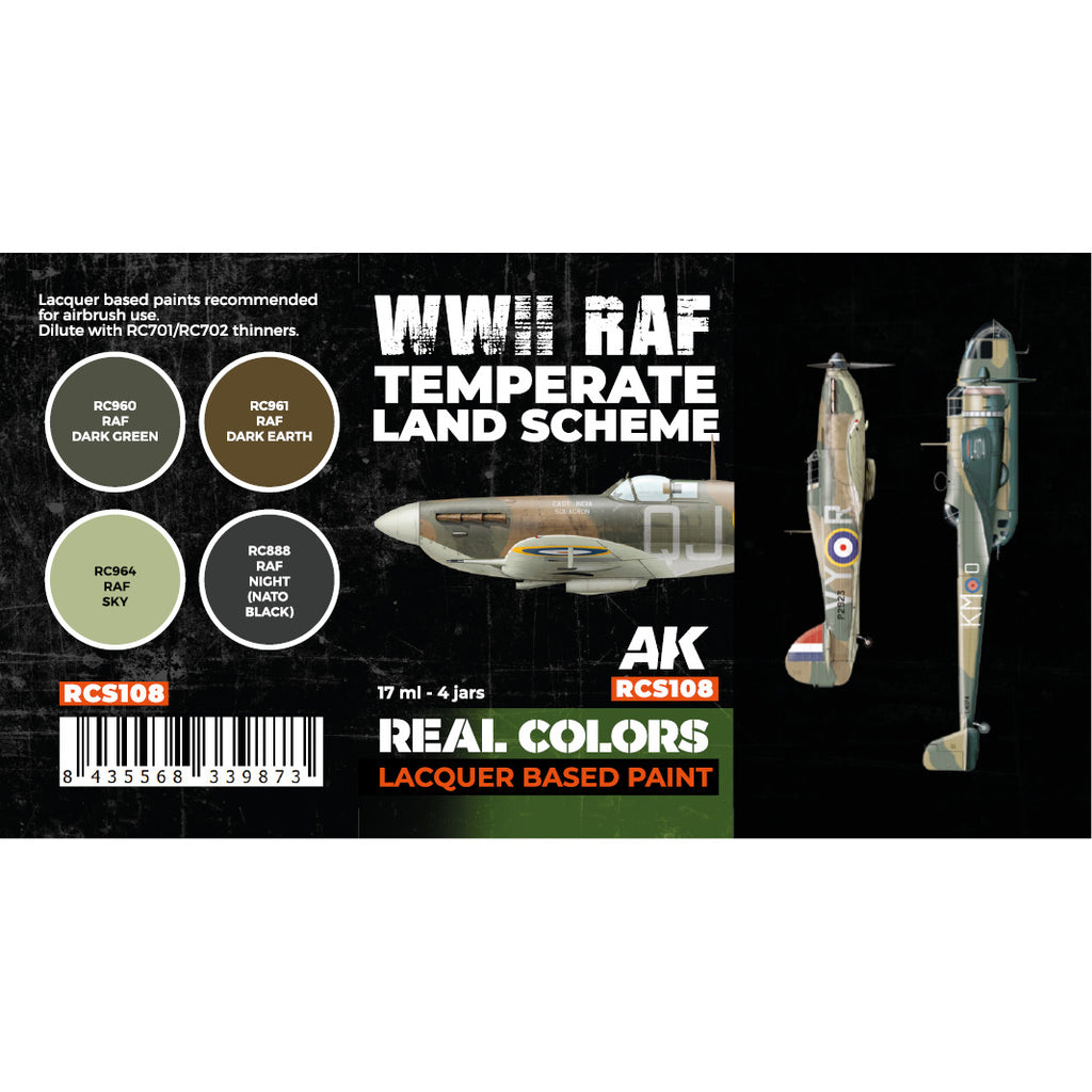 WWII RAF Temperate Land Scheme SET