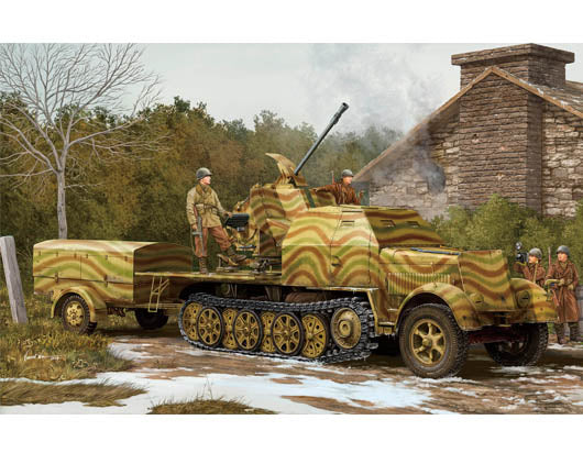 1/35 German 3,7cm Flak 43 auf Selbstfahrlafette Sd.Kfz. 7/2