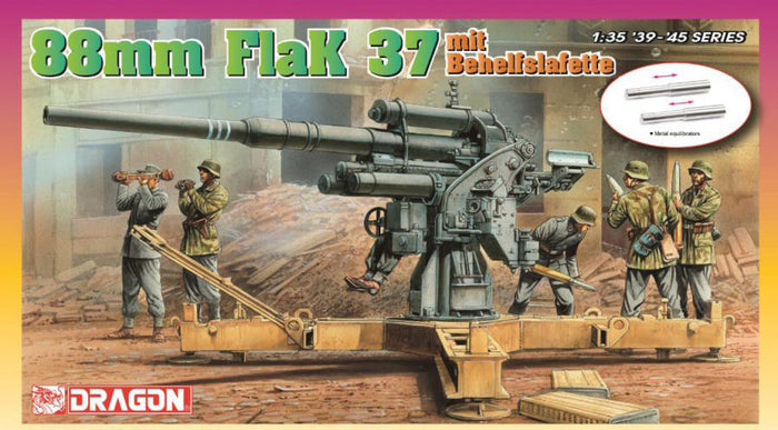 1/35 88mm Flak 37 mit Behelfslafette