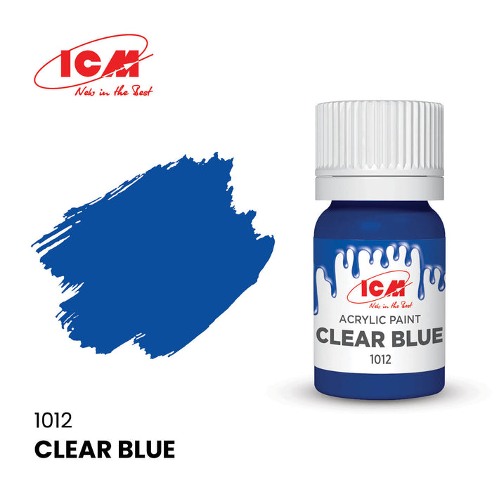 ACRYLIC PAINT Clear Blue 12 ml