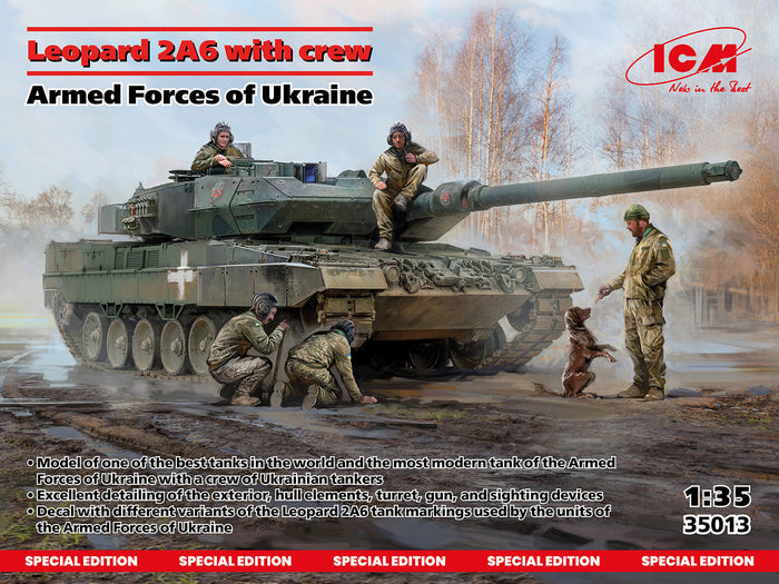 1/35 Leopard 2A6 of the Armed Forces of Ukraine with crew