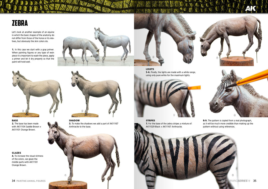 AK Learning 14 Painting Animal Figures English