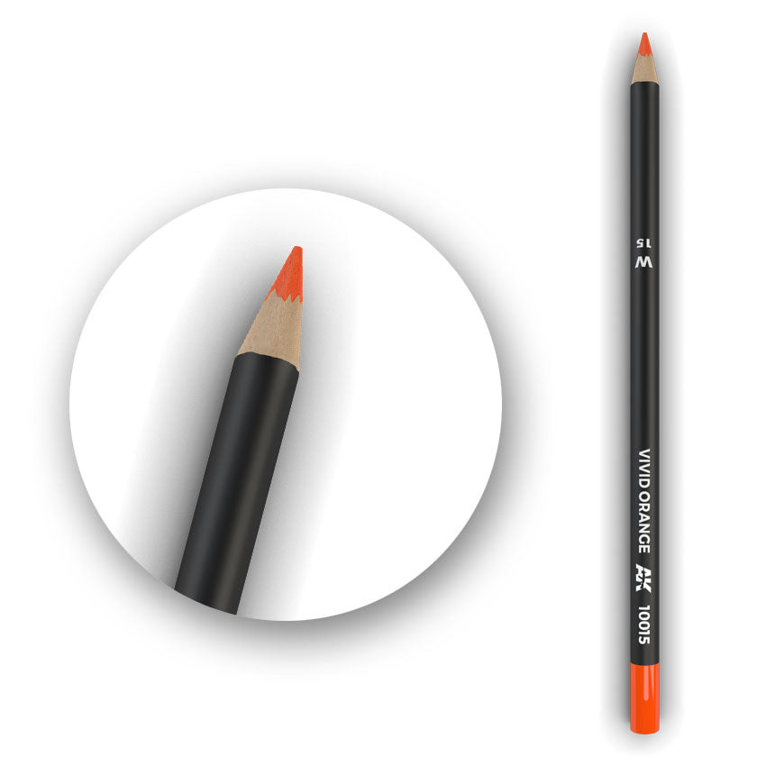 Watercolor Pencil Vivid Orange