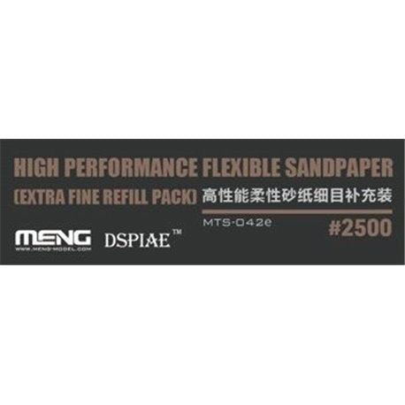 High Performance Flexible Sandpaper Extra Fine Refill Pack 2500