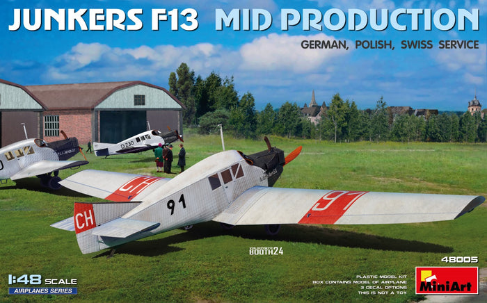 1/48 Junkers F13. Mid Production German, Polish, Swiss Service
