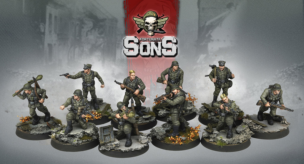 FORTUNATE SONS Panzergrenadier Division (10 Miniatures)