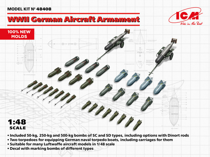 1/48 WWII German Aircraft Armament
