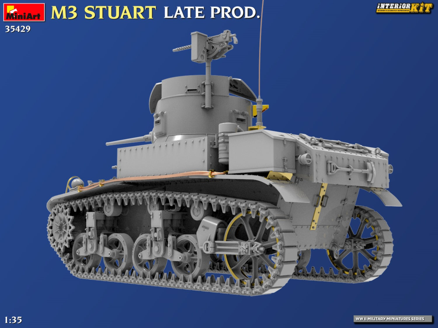 1/35 M3 Stuart Late Prod. Interior Kit