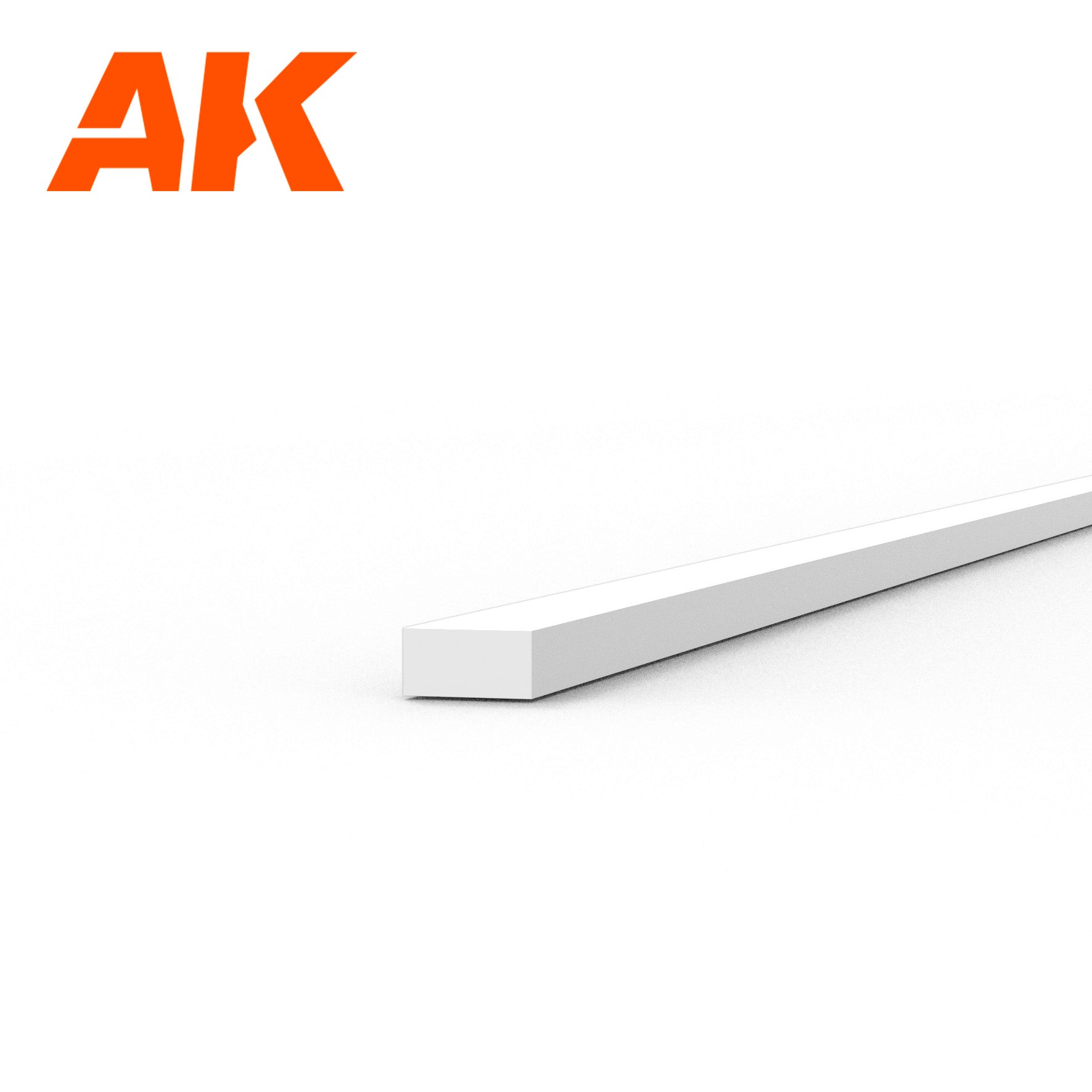 Strips 0.50 x 1.00 x 350mm - STYRENE STRIP