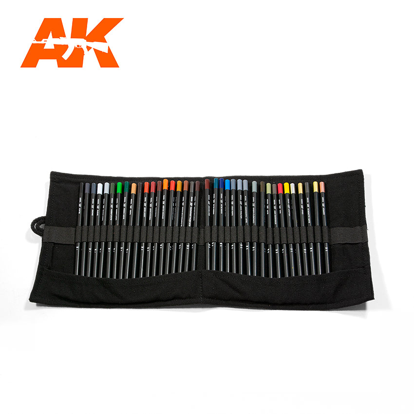 Weathering Pencils Full Range Cloth Case (37 Waterpencil Colors) - immagine 4