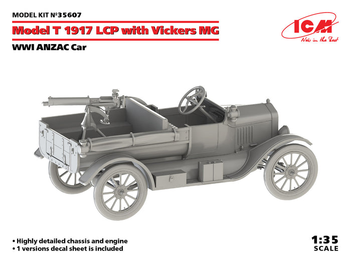 1/35 Model T 1917 LCP with Vickers MG WWI ANZAC Car