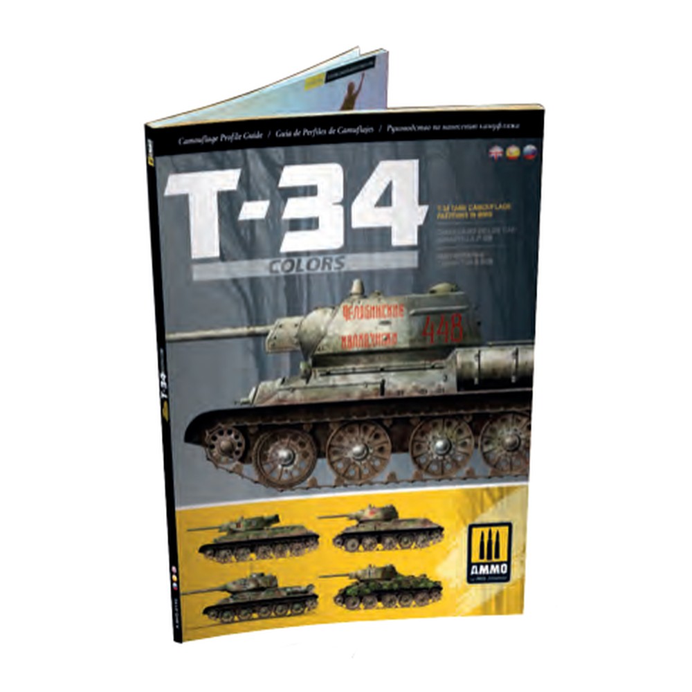 T-34 Colors. T-34 Tank Camouflage Patterns in WWII (English, Castellano, Russian)