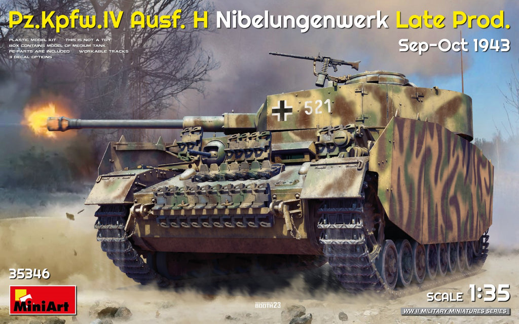 1/35 Pz.Kpfw.IV Ausf. H Nibelungenwerk Late Prod. (Sep-Oct 1943)