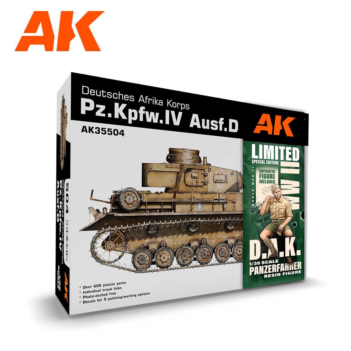 1/35 Pz.KPFW.IV Ausf.D Afrika Korps & Dak Panzerfahrer