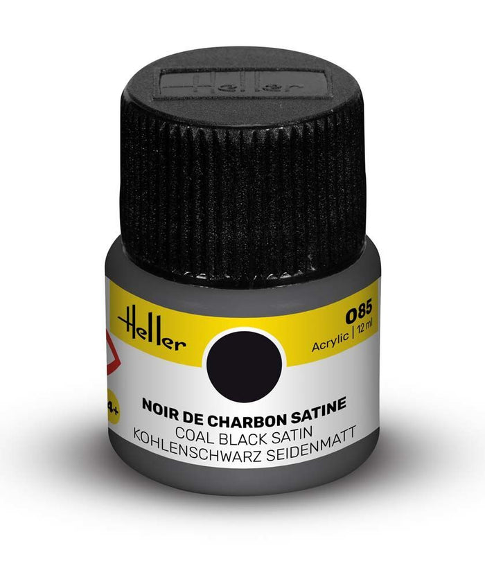 Acrylic Paint 085 Coal Black Satin
