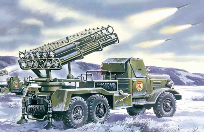 1/72 BM-24-12 Multiple Launch Rocket System on ZiL-157 base