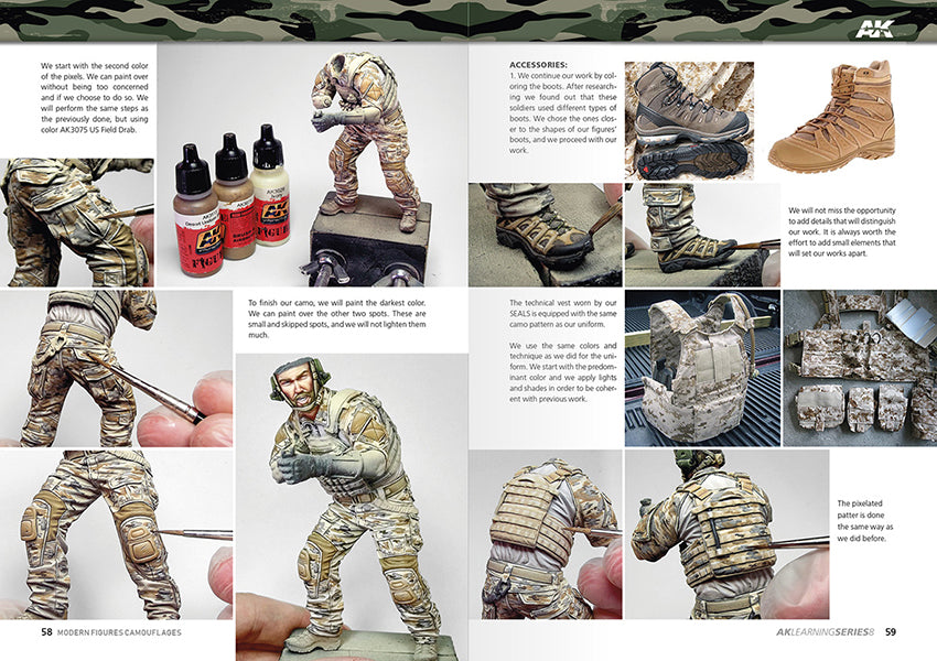 AK Learning 08 Modern Figures Comouflages English