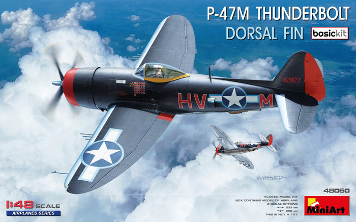 1/48 P-47M Thunderbolt. Dorsal Fin. Basic Kit