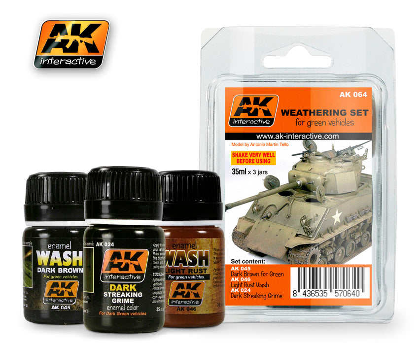 Green Vehicles Weathering Set