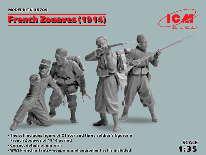 1/35 French Zouaves (1914) (4 figures)
